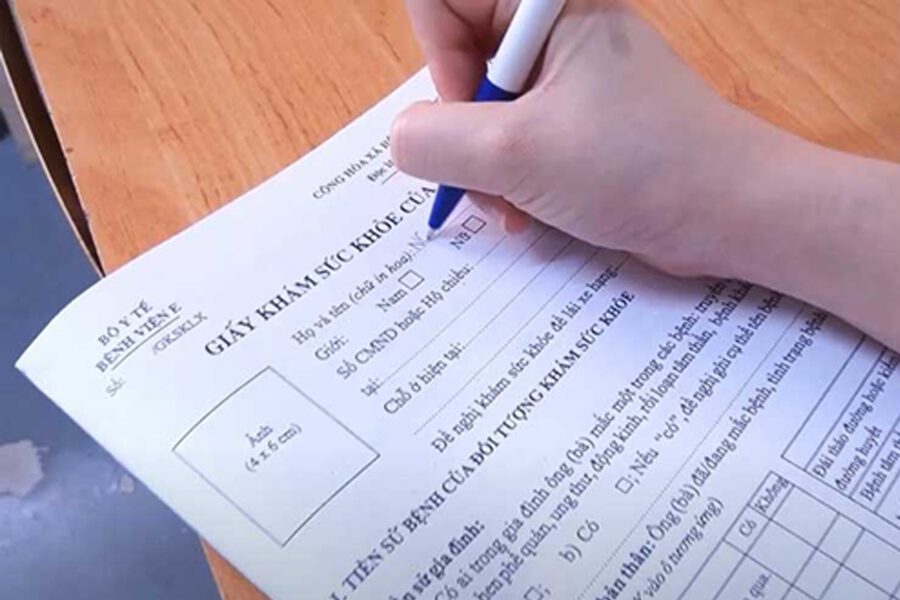 Giấy Khám Sức Khỏe-Đăng Ký Bằng Lái Xe 2 Bánh