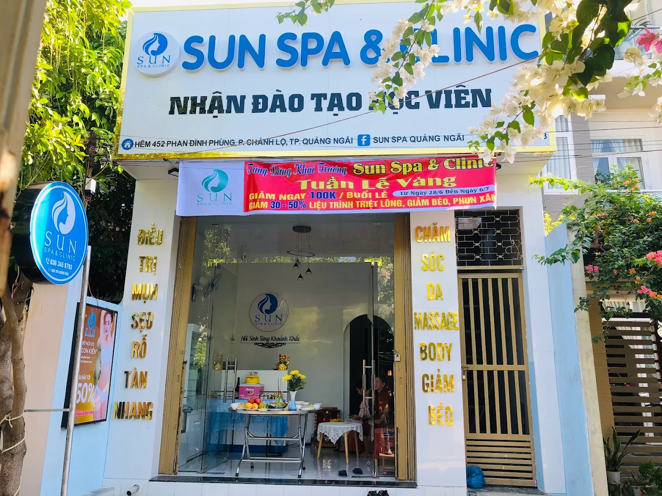 Sun Spa - Massage thư giãn Quảng Ngãi chất lượng