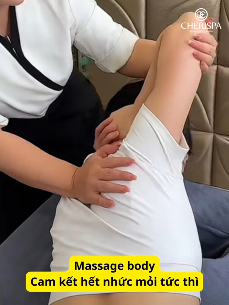 Massage trị liệu Quảng Ngãi tại Chérispa giúp thư giãn, giảm căng thẳng và lo âu