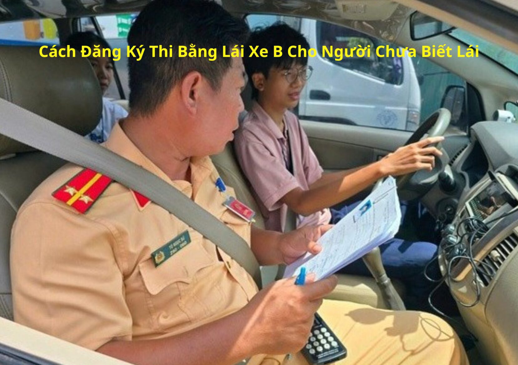 Cách Đăng Ký Thi Bằng Lái Xe B